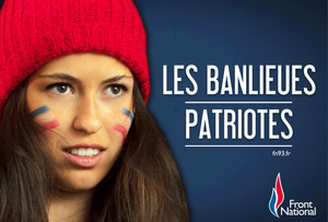 Une affiche de campagne du Front national en Seine-Saint-Denis.