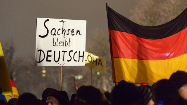 Pegida se radicalise avec l'accueil massif de migrants en Allemagne