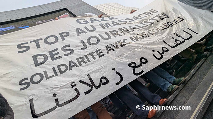 Face aux massacres à Gaza, des journalistes français se mobilisent, « du jamais-vu à ce niveau dans la profession »
