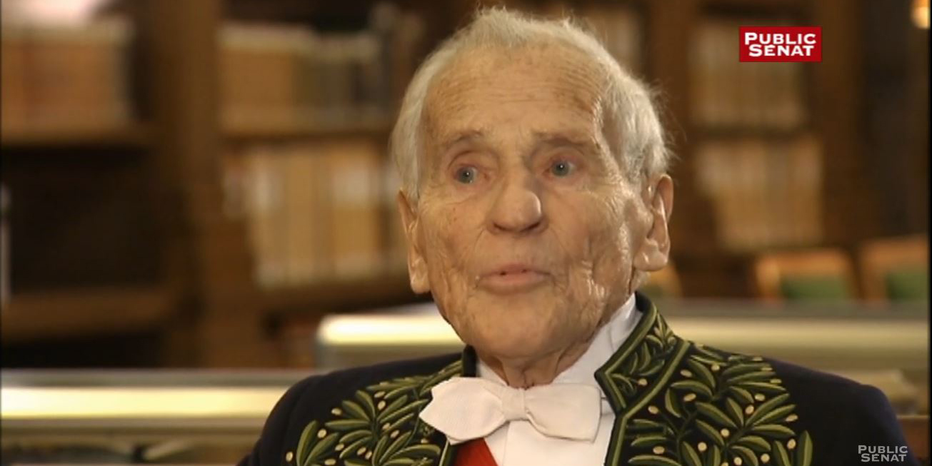 Jean d'Ormesson se réjouit de l'intégration d'Alain Finkielkraut et espère que l'Académie ira plus loin