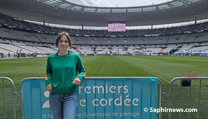 Nathalie Pechalat, présidente de Premiers de Cordée