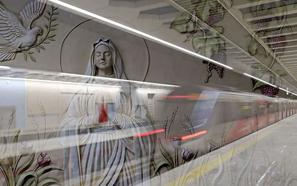 Iran : une station de métro conçue à Téhéran en l’honneur de la Vierge Marie