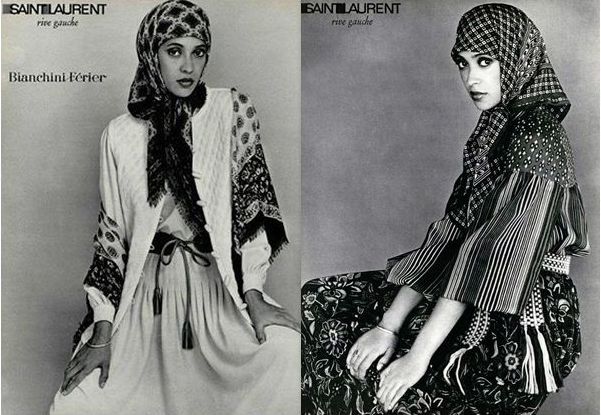 Collection Rive Gauche de Yves Saint-Laurent datant de 1976.