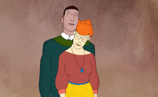 Le sens du toucher de Jean-Charles Mbotti Malolo est un film d'animation où les deux personnes centraux n'osent s'avouer leur amour réciproque, le geste se substitue alors à la parole pour donner une chorégraphie.