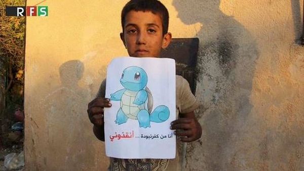 Pokémon Go utilisé pour alerter le monde sur le sort des Syriens