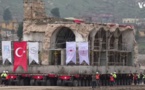 Turquie : une mosquée vieille de plus de 600 ans déplacée d'une ville antique (vidéo)
