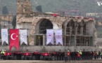 Turquie : une mosquée vieille de plus de 600 ans déplacée d'une ville antique (vidéo)