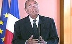 Chirac et Washington, pas sur la même longueur d'onde