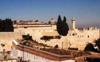 Jérusalem: travaux de l'Esplanade suspendus