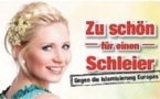 « Trop belle pour être voilée », l’affiche islamophobe du FPÖ autrichien