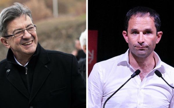 Ce qui distingue Hamon et Mélenchon, qui se rejettent d’un commun désaccord