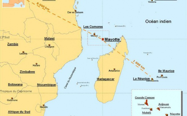 Mayotte est le nouveau DOM français