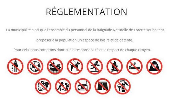 A Lorette, la plage et la baignade interdites aux femmes voilées 