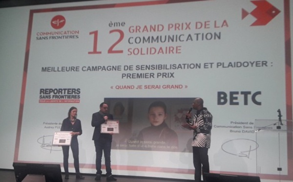 Au 12e Grand Prix de la communication solidaire, des spots coups de poing à l'honneur (vidéos)