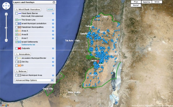 La colonisation israélienne à la loupe sur iPhone