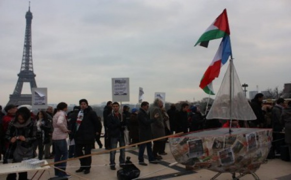 Un tour de France pour la campagne du bateau pour Gaza