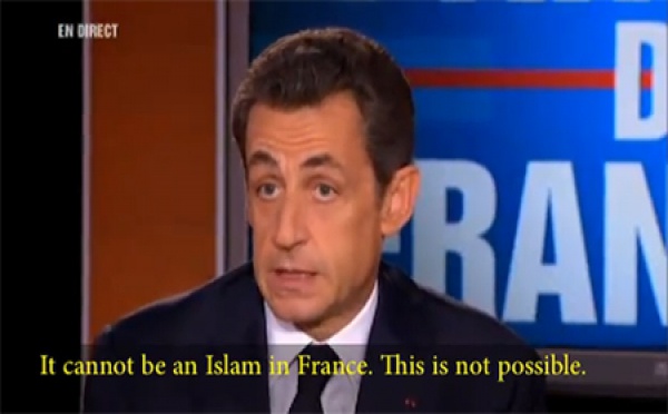 Sarkozy ou l’instrumentalisation de l’islam à des fins politiciennes