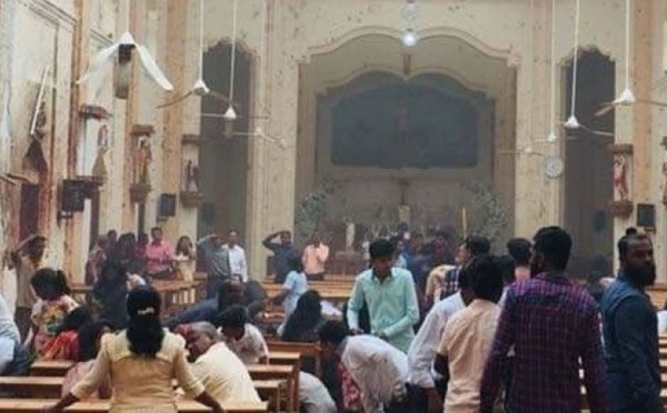 Le Sri Lanka frappé par huit attentats, trois églises attaquées en pleine messe de Pâques