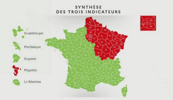 Déconfinement : la carte des départements en rouge et en vert dévoilée, les détails de l'après-11 mai connus