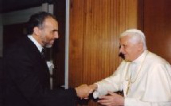 Rencontre historique d'un penseur musulman avec le Pape