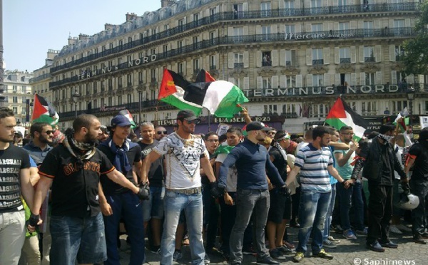 Manif pour Gaza interdite : l'appel à la désobéissance civile entendu par milliers