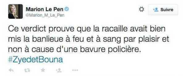 Zyed et Bouna : réponse à Marion-Maréchal Le Pen