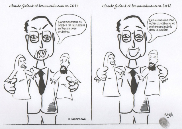 Claude Guéant et les musulmans 2011-2012