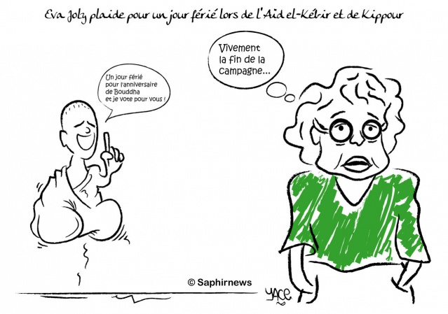 Eva Joly, Aid el-Kébir et Kippour