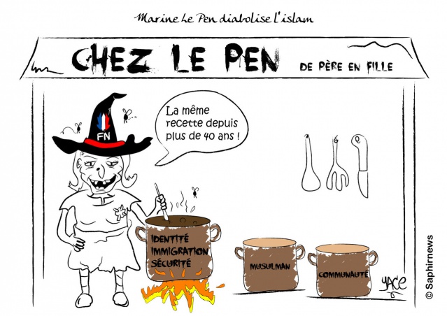 Election présidentielle_Marine Le Pen diabolise l'islam