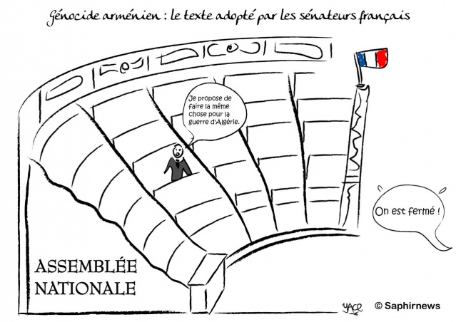 Le texte sur le génocide arménien adopté