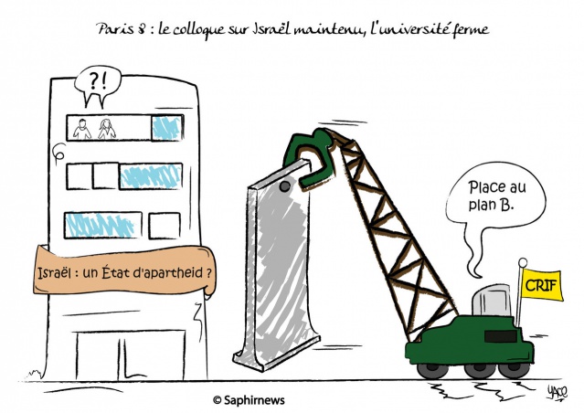 Paris 8, le colloque sur Israël maintenu