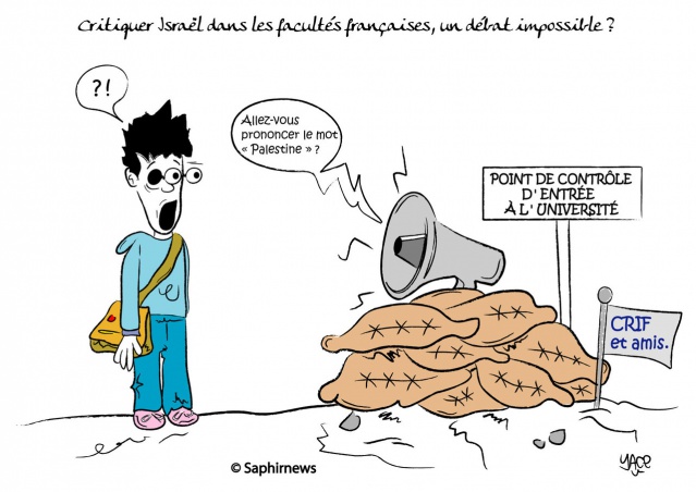 Impossible de critiquer Israël dans les facultés françaises