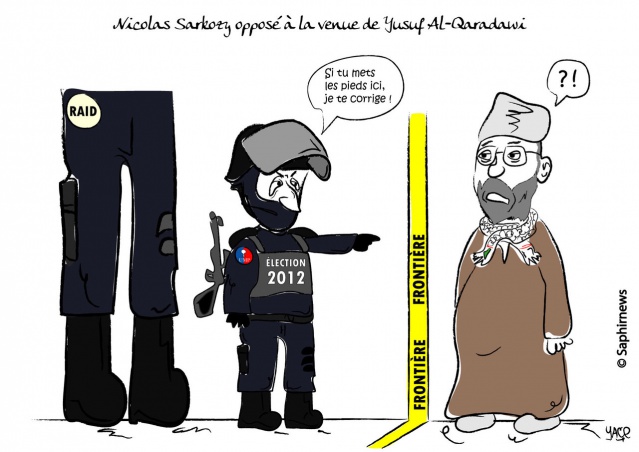 Sarkozy contre la venue d'Al-Qaradawi