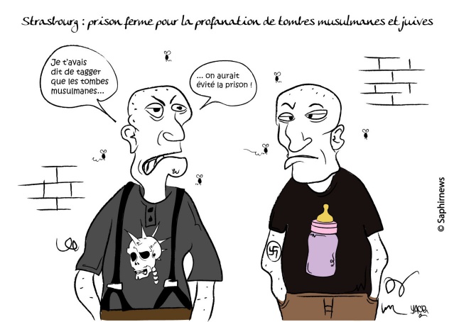 Strasbourg, prison ferme pour la profanation de tombes