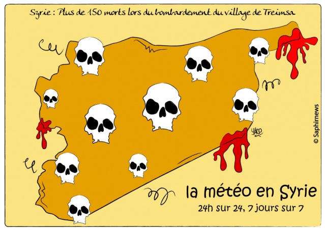 Syrie, plus de 150 morts à Treimsa