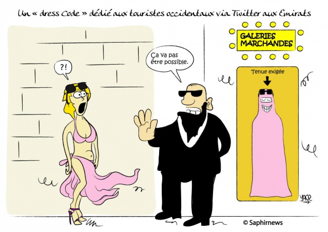 Un « dress Code » dédié aux touristes occidentaux aux Emirats
