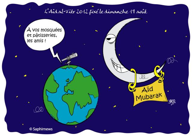 L’Aïd al-Fitr 2012 fixé le dimanche 19 août