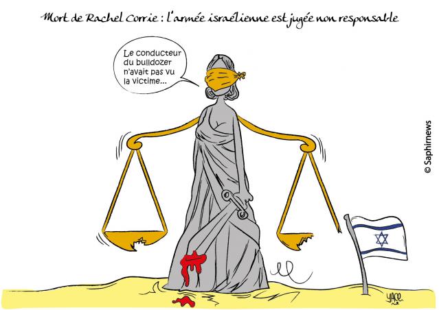 Mort de Rachel Corrie, l'armée israélienne jugée non responsable