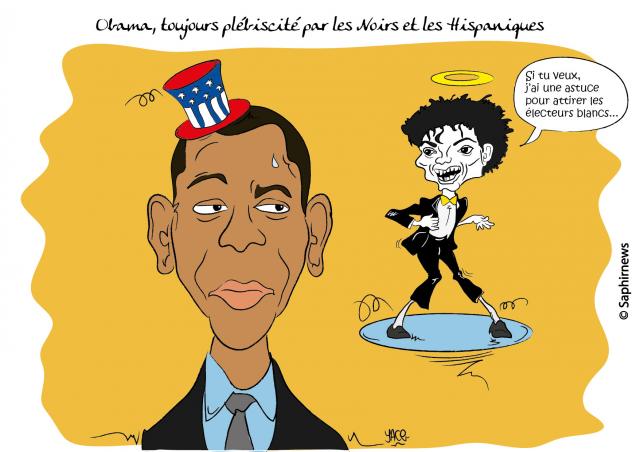Obama, toujours plébiscité par les Noirs et Hispaniques