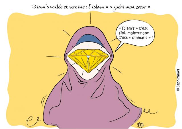 Diam's voilée et sereine
