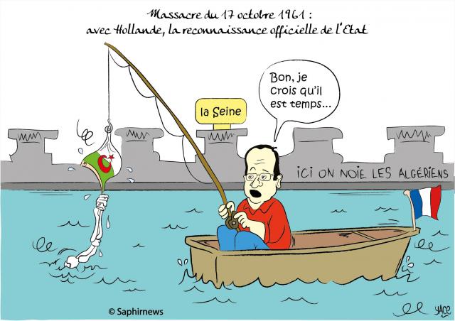 Hollande reconnait le massacre du 17 octobre 1961