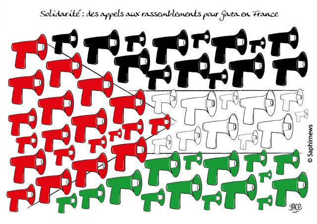 Des appels aux rassemblements pour Gaza en France