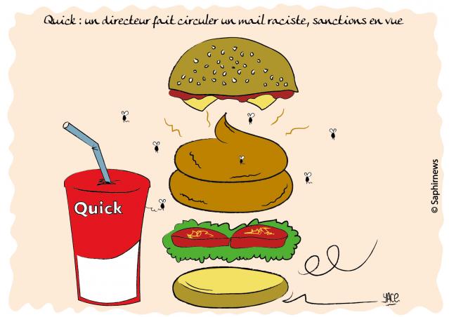 Quick et le mail raciste