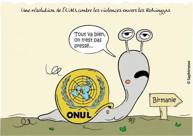 Une résolution de l'ONU contre les violences envers les Rohingyas