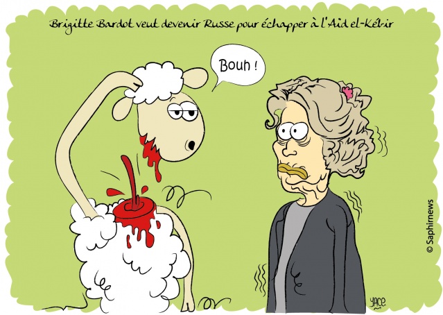 Brigitte Bardot veut devenir Russe pour échapper à l'Aïd el-Kébir