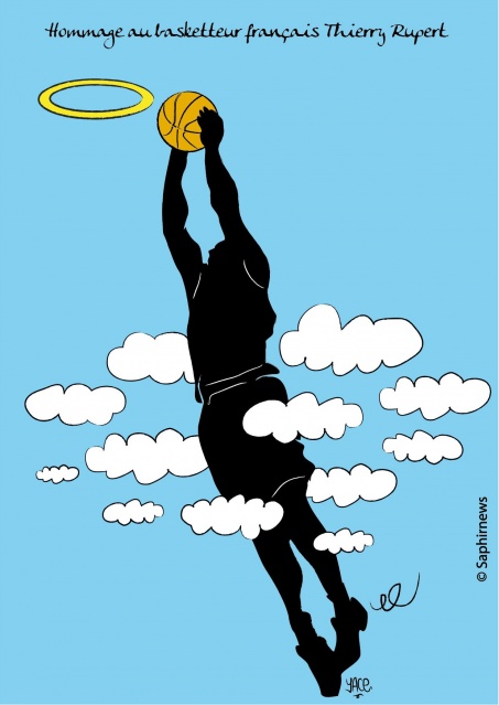 Hommage au basketteur Thierry Rupert