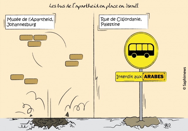 Les bus de l’apartheid en place en Israël
