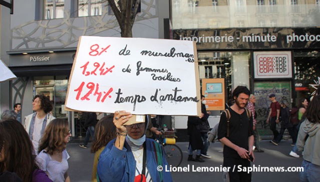 Les musulmanes voilées vs le temps d'antenne, la disproportion