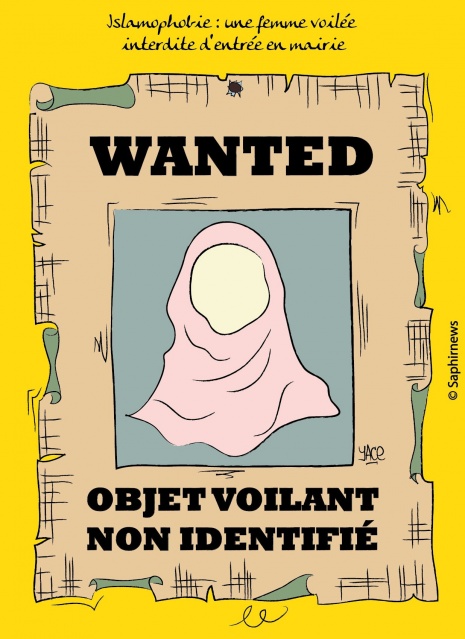 Une femme voilée interdite d'entrée en mairie