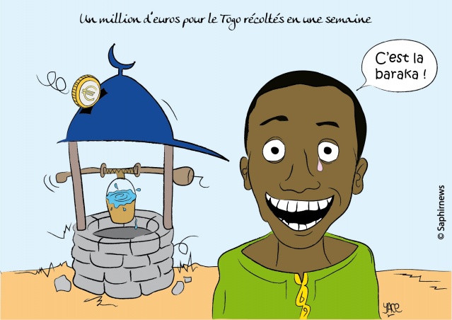 Un million d'euros pour le Togo récoltés en une semaine